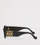 Loewe oval bevelled acetate sunglasses with Anagram, UK version