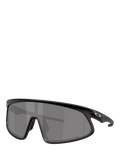 Oakley wrap sunglasses matte black, imported from the UK