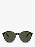 Ray-Ban round sunglasses black frame green lenses - British product