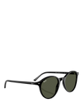 Ray-Ban round sunglasses black frame green lenses - British product