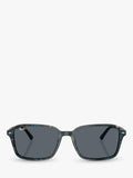 Ray-Ban RB2231 rectangular sunglasses blue frame glass lens, imported from the UK