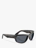 Ray-Ban RB2289 rectangular sunglasses black frame, UK version