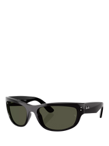 John Lewis Ray-Ban RB2289 Rectangular Sunglasses, Black/Grey- Buy online at McGrocer