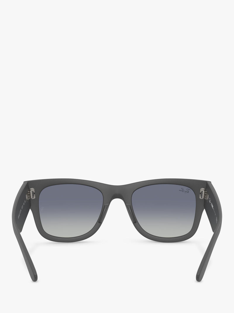 Ray-Ban Mega Wayfarer sunglasses sand grey blue gradient (British brand)