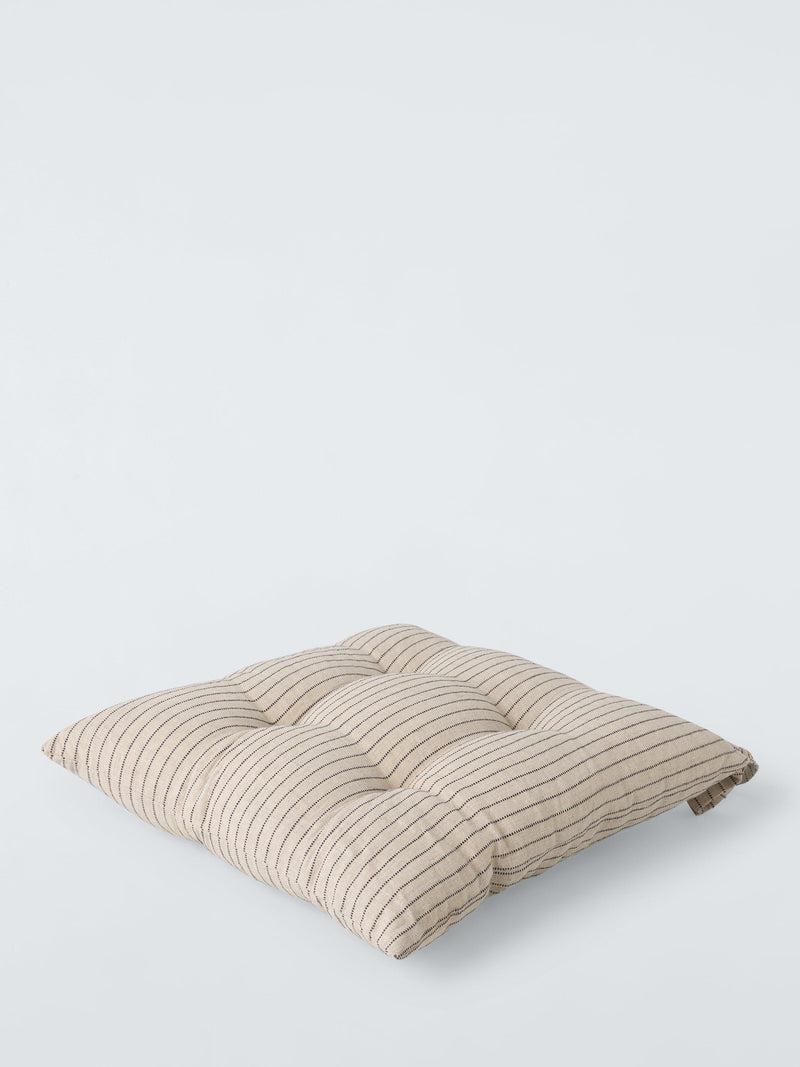 John Lewis stripe seat pad 41x41cm, imported from the UK