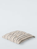 John Lewis pinstripe seat pad natural 40x40cm - British product