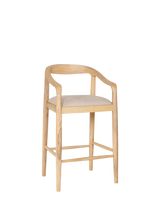 John Lewis nkuku Anbu Counter Chair, Natural- Buy online at McGrocer