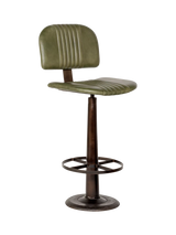 John Lewis nkuku Narwana Bar Chair, Green- Buy online at McGrocer