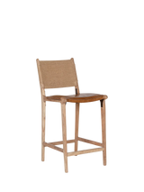 John Lewis nkuku Nayan Counter Chair, Tan- Buy online at McGrocer