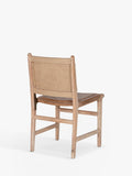 nkuku Nayan dining chair in tan, imported from the UK