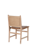 nkuku Nayan dining chair in tan, imported from the UK