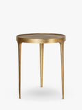 nkuku Rohia large brass side table - British product