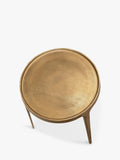 nkuku Rohia large brass side table - British product