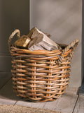 nkuku chunky rattan storage basket 47cm tall - British product