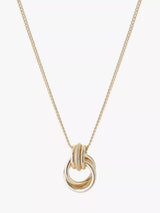 John Lewis Tutti Fuse Interlocking Gold Pendant Necklace- Buy online at McGrocer