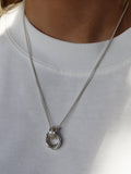 Tutti Fuse interlocking pendant necklace silver (British brand)