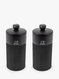Peugeot Night Chic salt and pepper mills 12cm matt black, imported from the UK