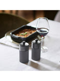 Peugeot Night Chic salt and pepper mills 12cm matt black, imported from the UK