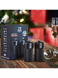 Peugeot Night Chic salt and pepper mills 12cm matt black, imported from the UK