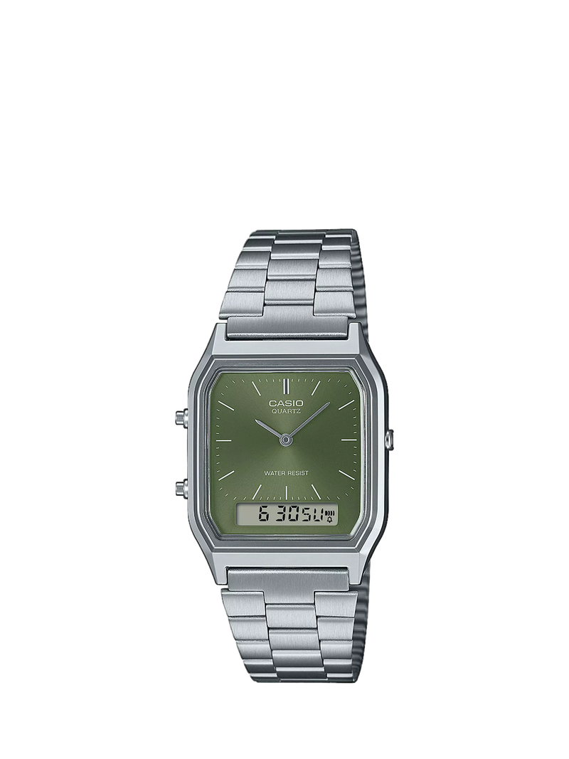 Casio Unisex Vintage Kombinationsarmband Uhr