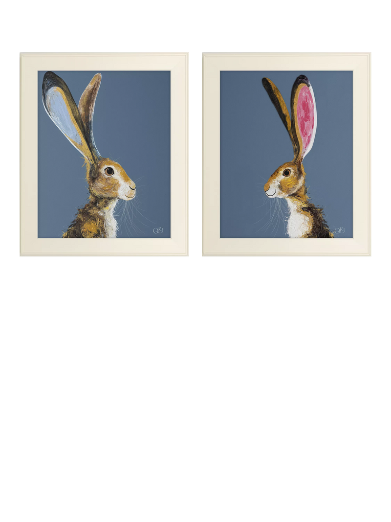 John Lewis framed prints 'Aurora' and 'Harry' 59 x 49cm, UK version