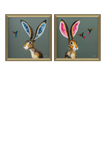 John Lewis Quinn Russell framed prints set of 2 55x55cm, UK version