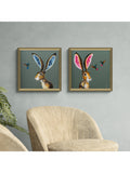 John Lewis Quinn Russell framed prints set of 2 55x55cm, UK version