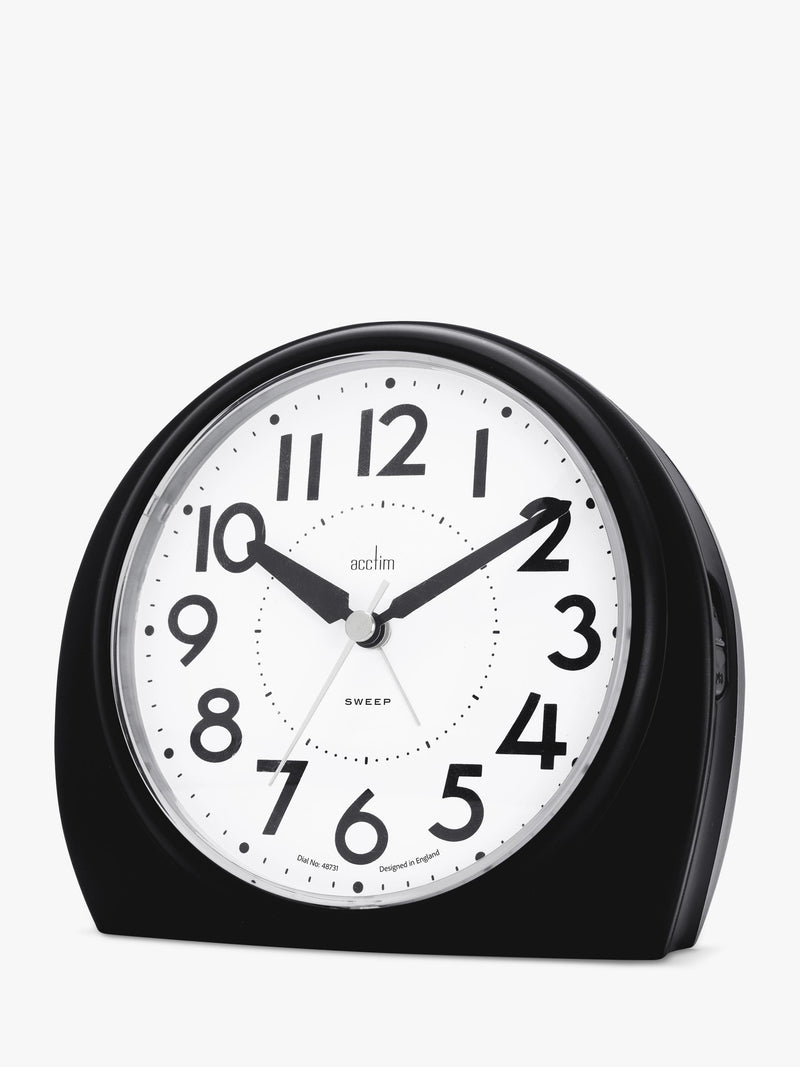 Acctim jumbo alarm clock black - British product