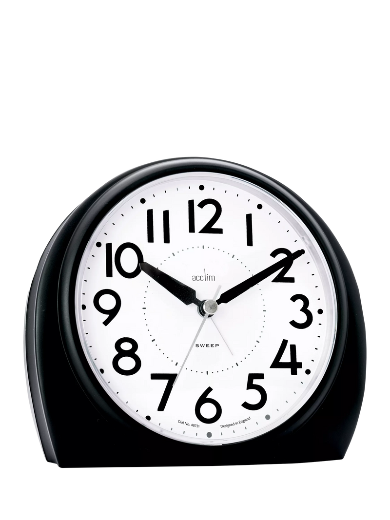 Acctim jumbo alarm clock black - British product