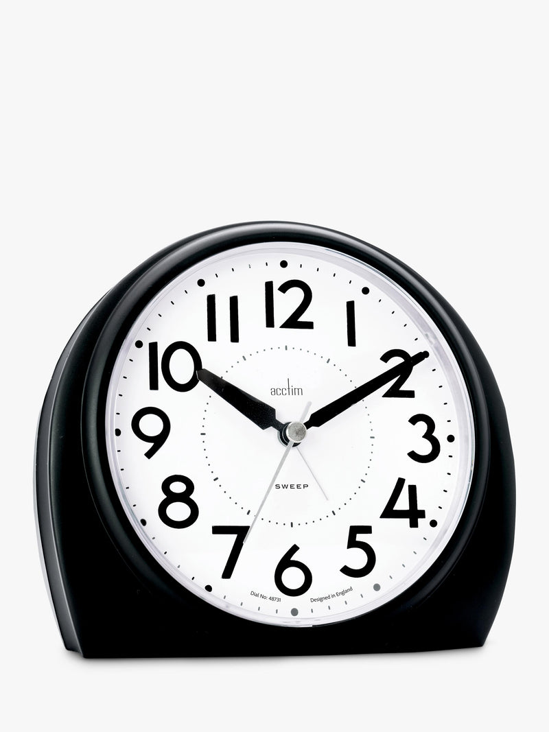 Acctim jumbo alarm clock black - British product