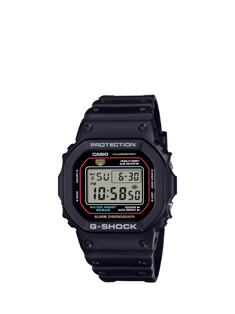 Casio G-Shock DW-5600RL men's resin strap watch black - British product
