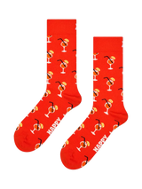 John Lewis Happy Socks Spritzer Orange Crew Socks One Size- Buy online at McGrocer