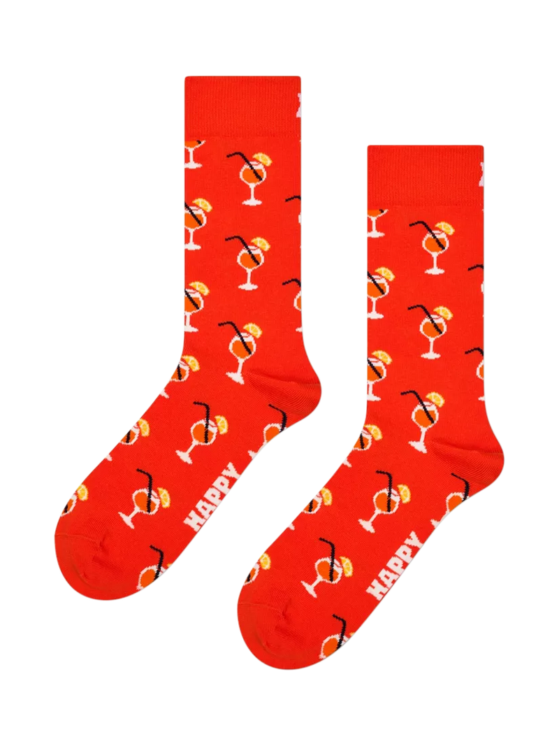 Happy Socks Spritzer orange socks one size, UK version