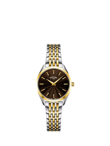 John Lewis Rotary Women's Ultra Slim Two-Tone Bracelet Strap Watch 27mm- Buy online at McGrocer