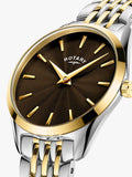 Rotary Ultra Slim women's watch 27mm brown dial (British brand)