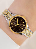 Rotary Ultra Slim women's watch 27mm brown dial (British brand)