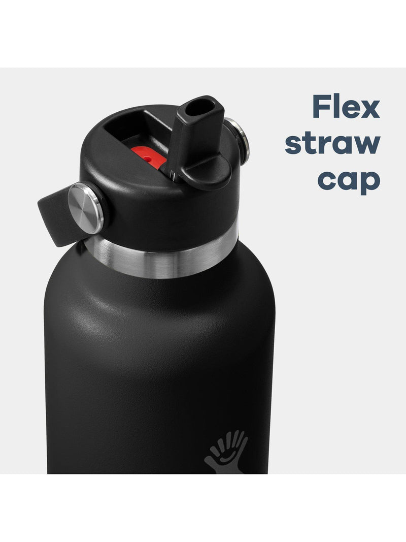 Hydro Flask drinks bottle flip straw 621ml - British product