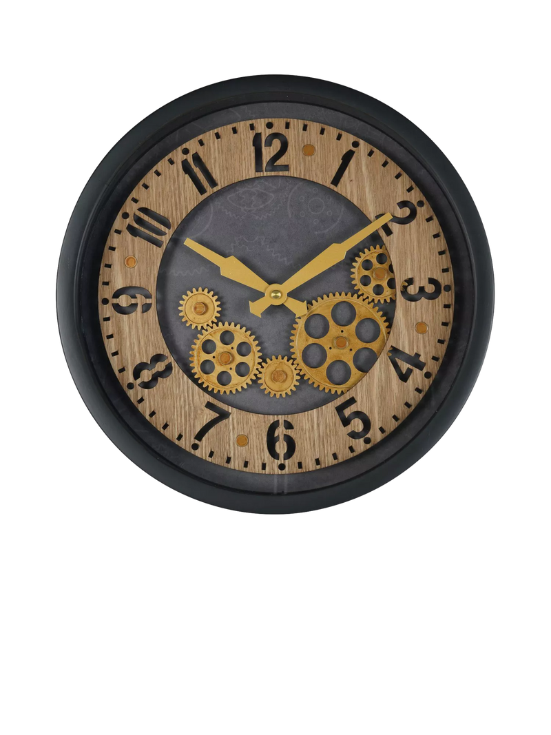 Libra Interiors Palladium wall clock 32.8cm (British brand)