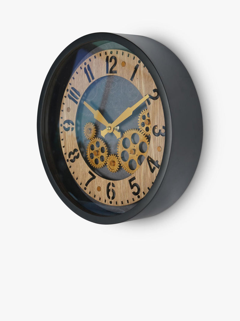Libra Interiors Palladium wall clock 32.8cm (British brand)