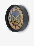 Libra Interiors Palladium wall clock 32.8cm (British brand)