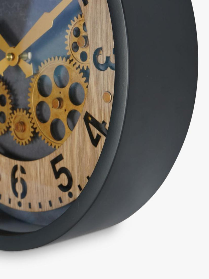 Libra Interiors Palladium wall clock 32.8cm (British brand)