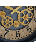 Libra Interiors Palladium wall clock 32.8cm (British brand)