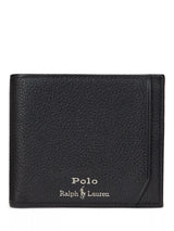 John Lewis Ralph Lauren Foil Logo Leather Wallet, Black- Buy online at McGrocer