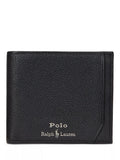 Ralph Lauren black leather wallet with foil logo (British brand)