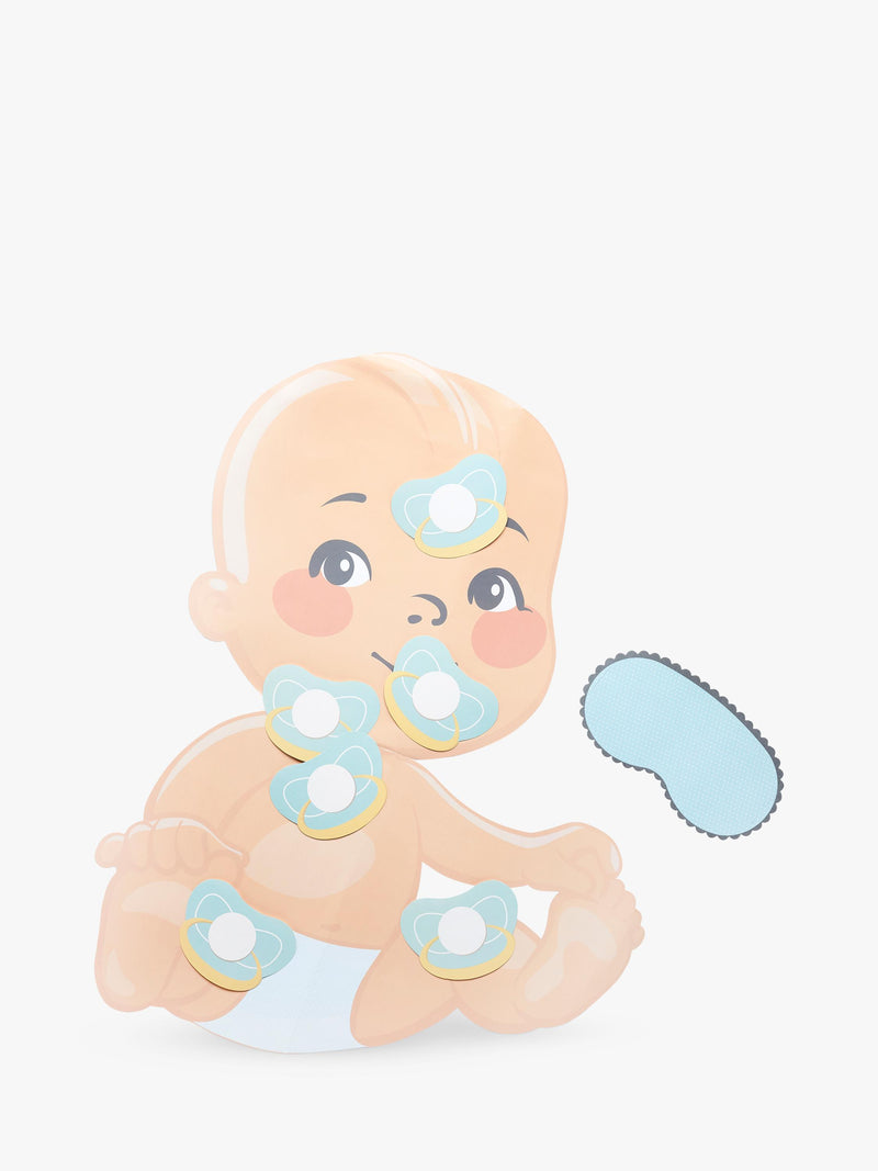 Pin the Dummy Baby Shower Game Set with Blindfold and 12 Stickers