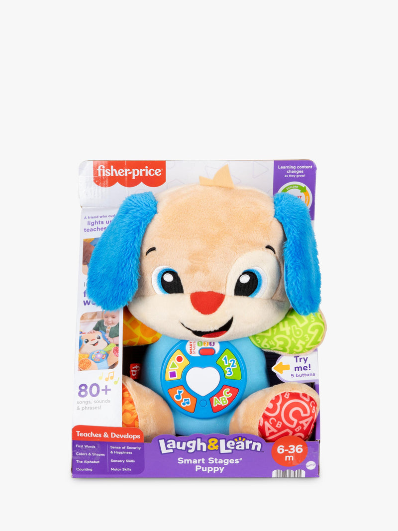 Fisher-Price Smart Stages Puppy plush musical toy - British product