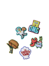 John Lewis Crocs Kids' SpongeBob SquarePants Jibbitz Shoe Charms Set of 5- Buy online at McGrocer