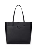 Lauren Ralph Lauren Cameryn Large Pebbled Leather Tote Bag, Black