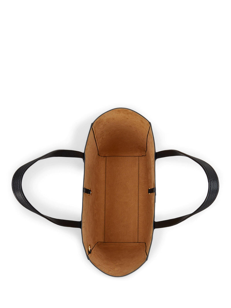 Ralph Lauren Cameryn large pebbled leather tote bag - British product
