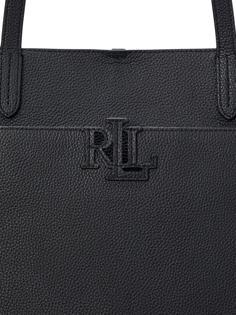 Ralph Lauren Cameryn large pebbled leather tote bag - British product